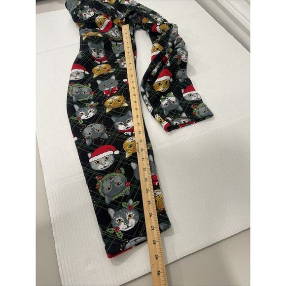 Old Navy Women XL Cat Christmas Pajama Pants Bottoms Flannel Pull On Stretch - Picture 10 of 11
